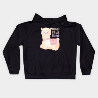 Mama's Little Llama Cute Kids Hoodie